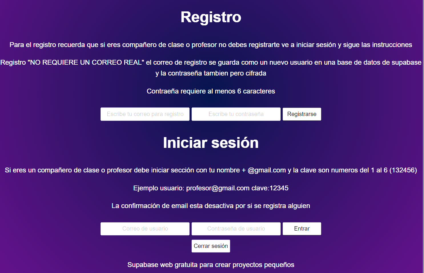 Nuevo proyecto
